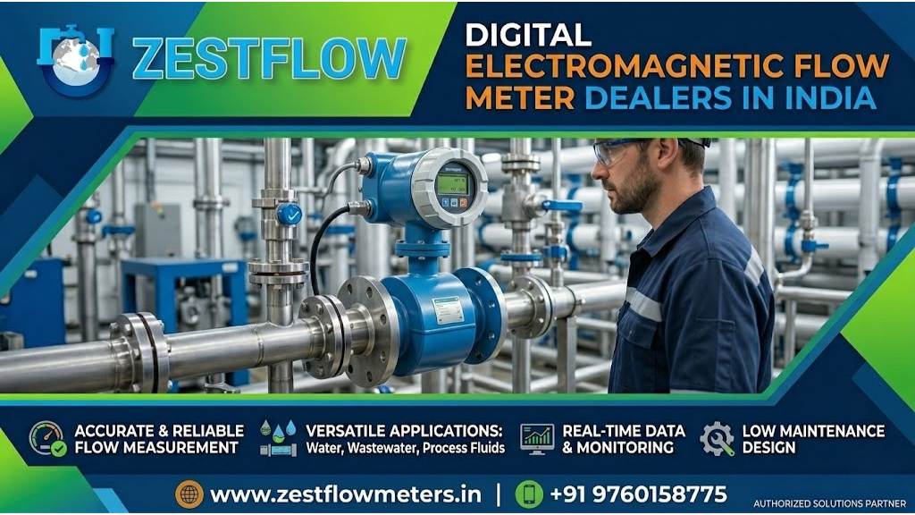 Digital Electromagnetic Flow Meter Dealers in India