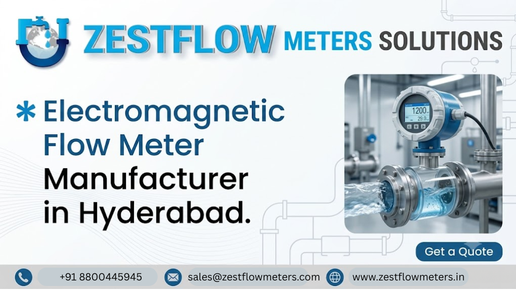 Electromagnetic Flow Meter Manufacturer in Hyderabad