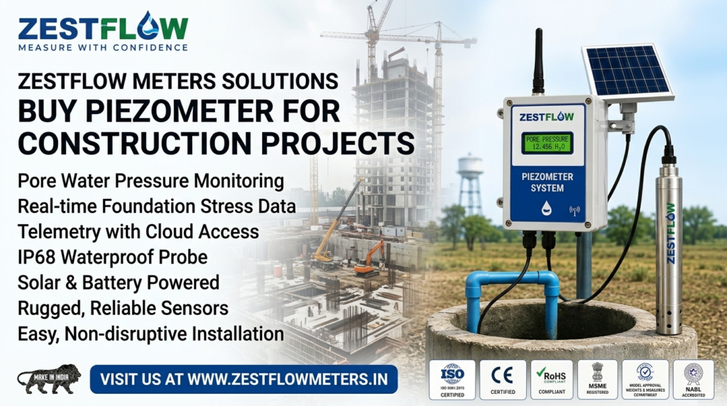 Piezometer for Construction Projects